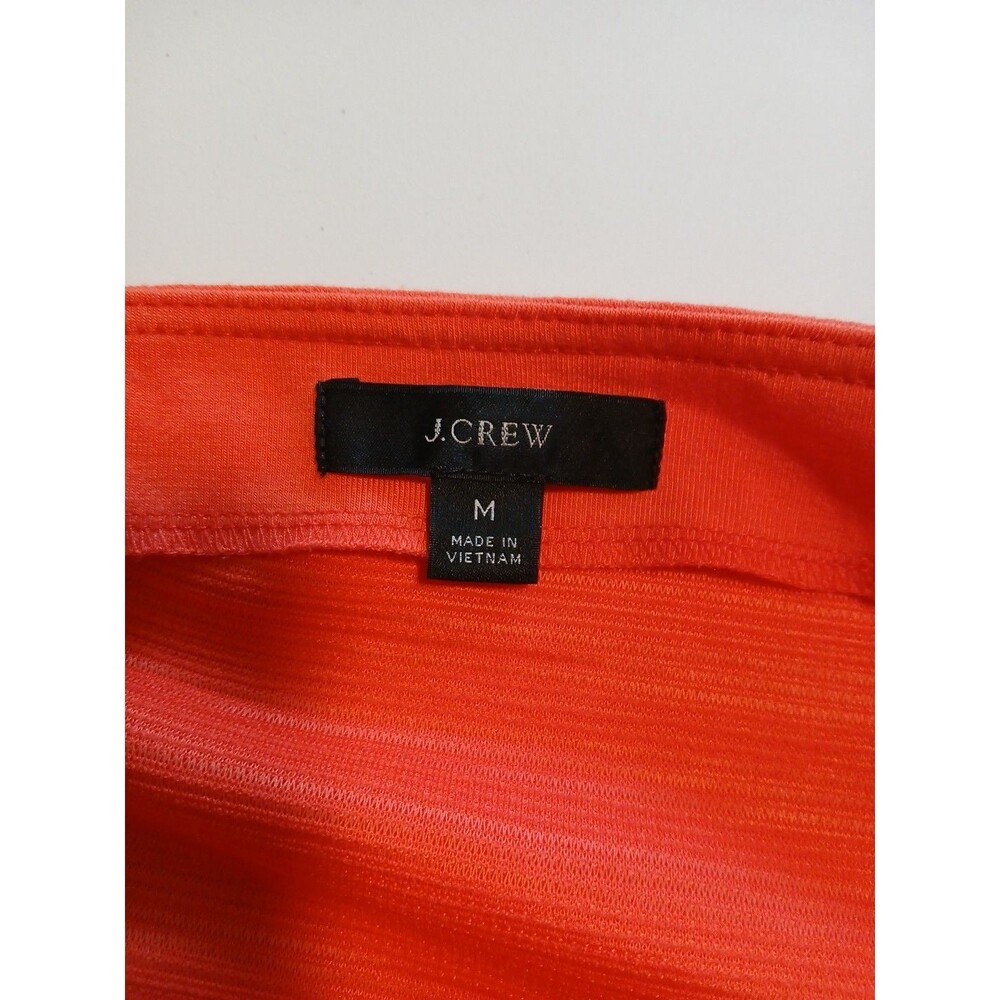 J. Crew Orange Button-Front Ribbed Tank - Picture 8 of 12